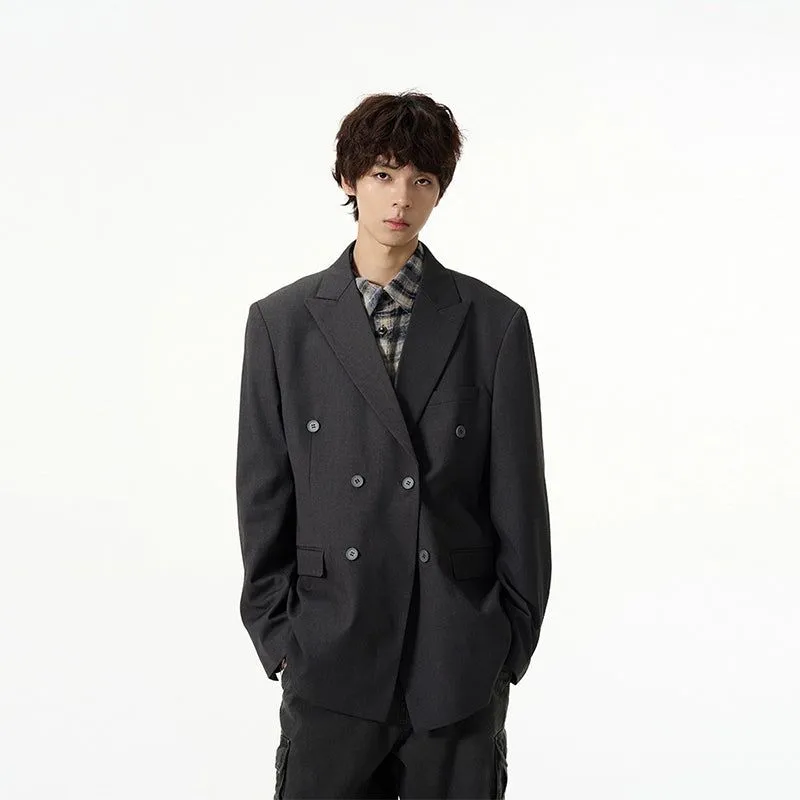 Double Breasted Loose Blazer