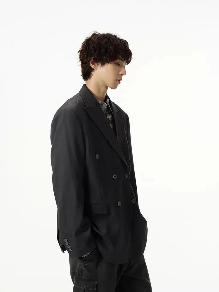 Double Breasted Loose Blazer