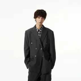 Double Breasted Loose Blazer